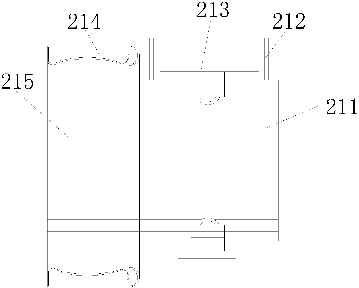 Road crossing device for power grid construction and capable of storing and atomizing line body through moisture water collection