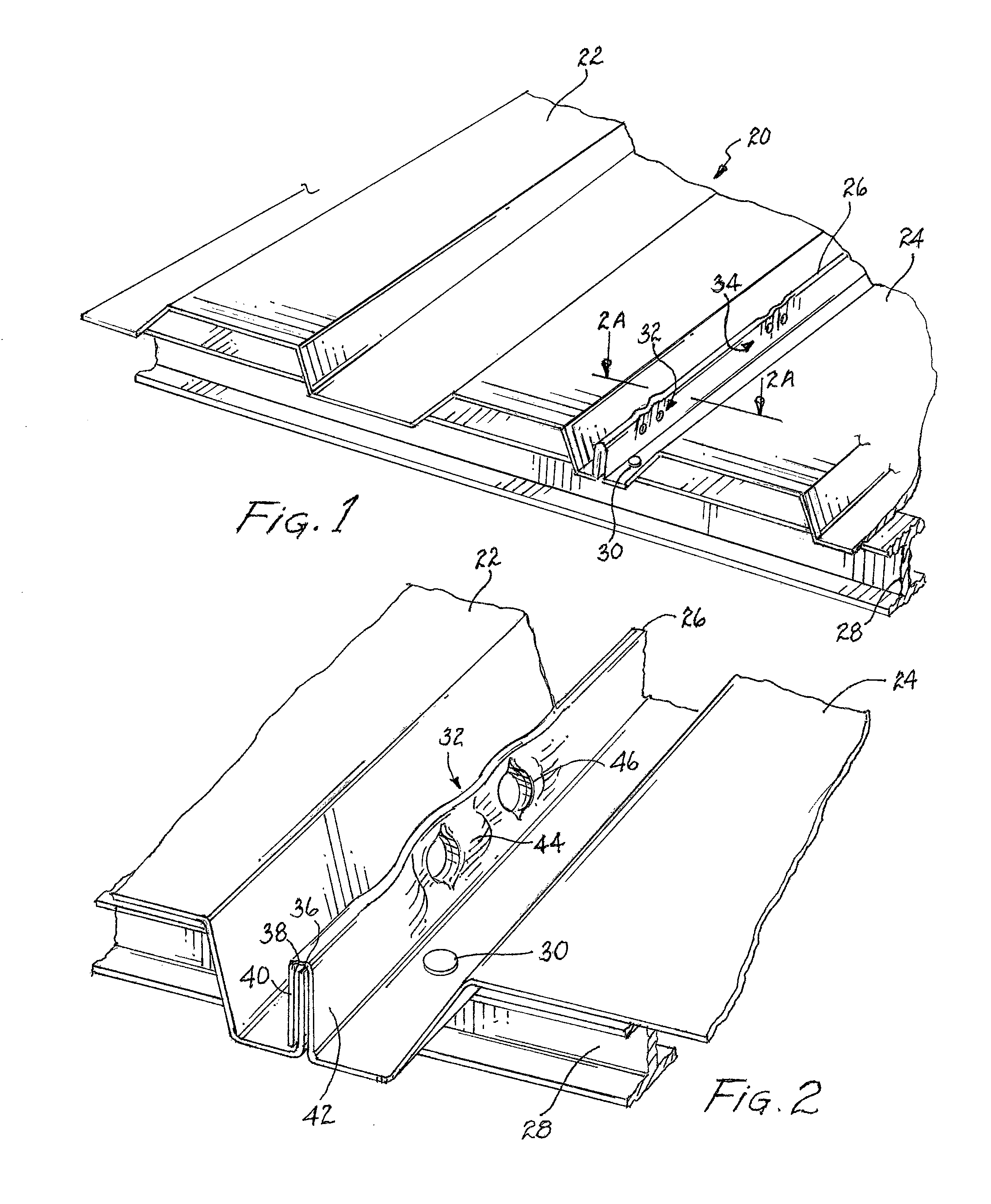 Side lap seam attachment tool