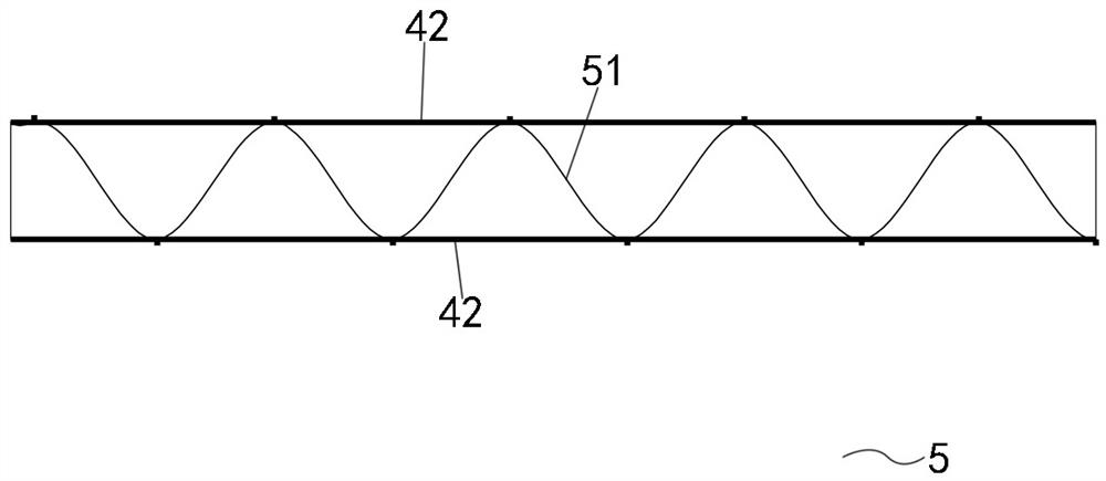 Steel bar truss floor bearing hollow composite board and construction method thereof