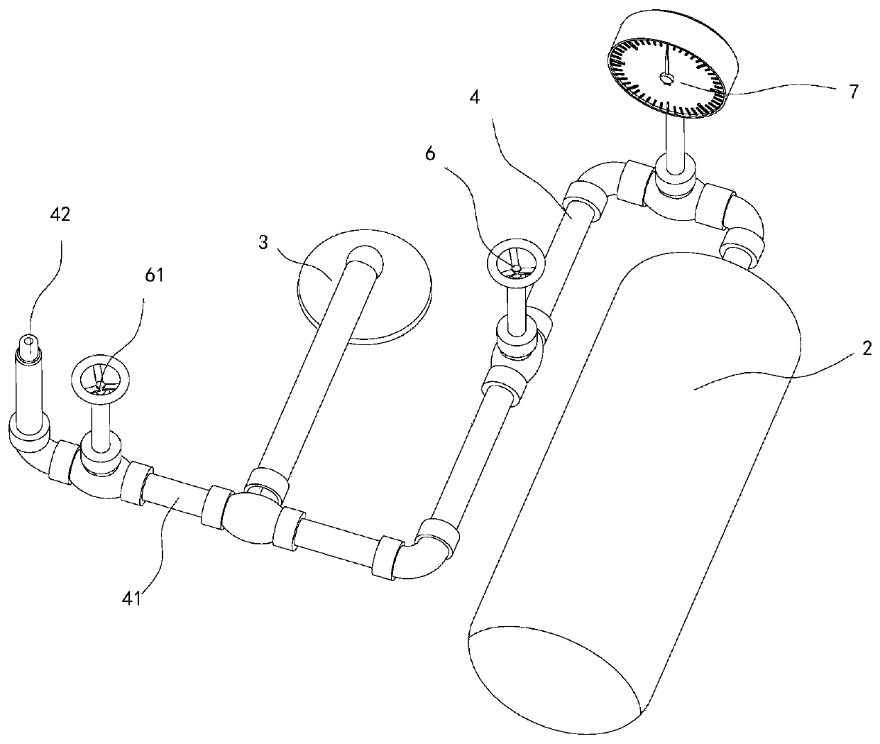 Safe use tank for environmentally-friendly alcohol-based raw material