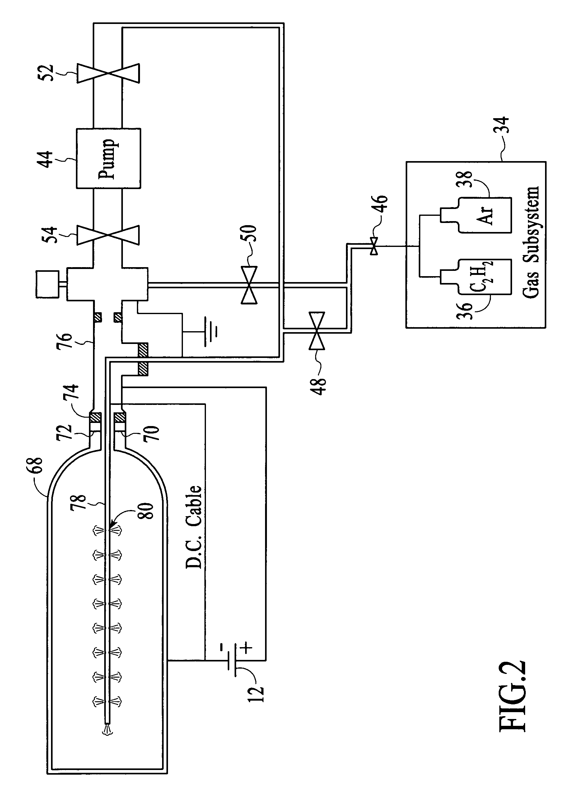 Method and system for coating internal surfaces using reverse-flow cycling