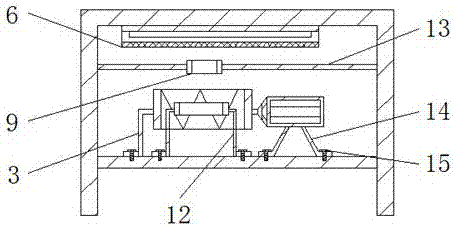 Colored spun yarn drying and collecting device