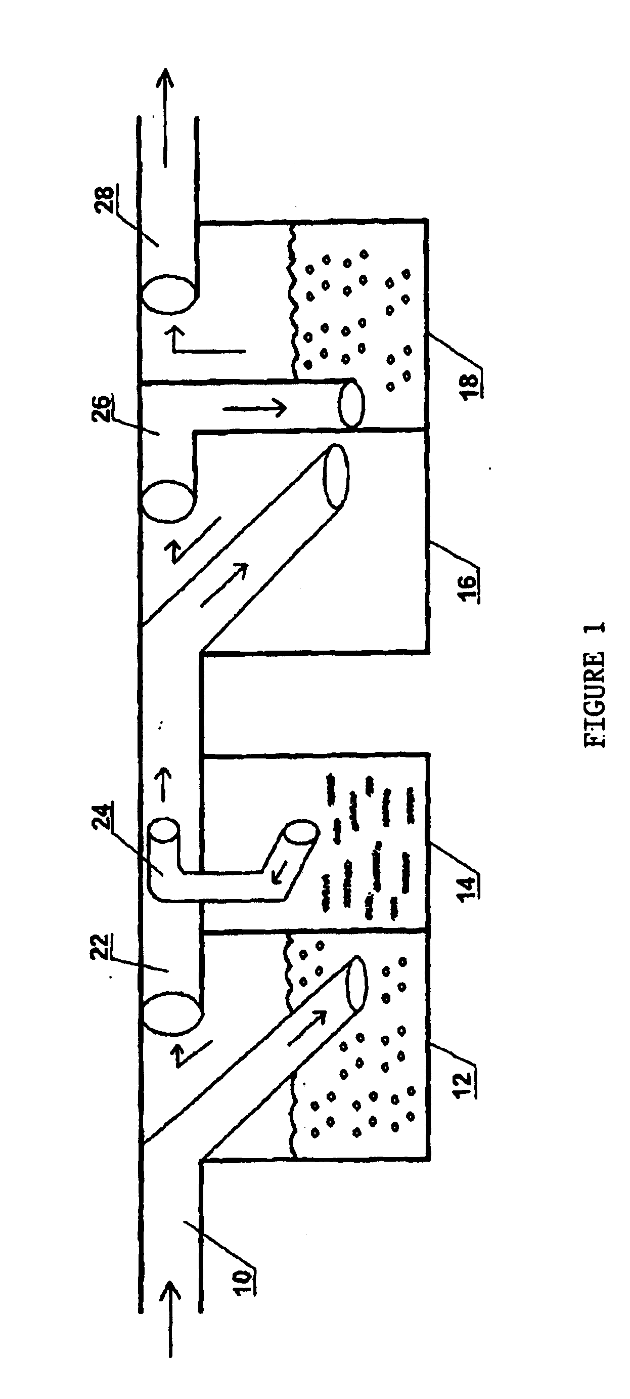 System for elimnating polluting gases produced from combustion processes