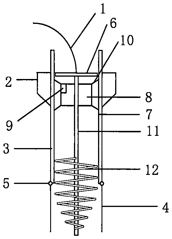 Device and method for driving torpedo anchor through spiral dumping