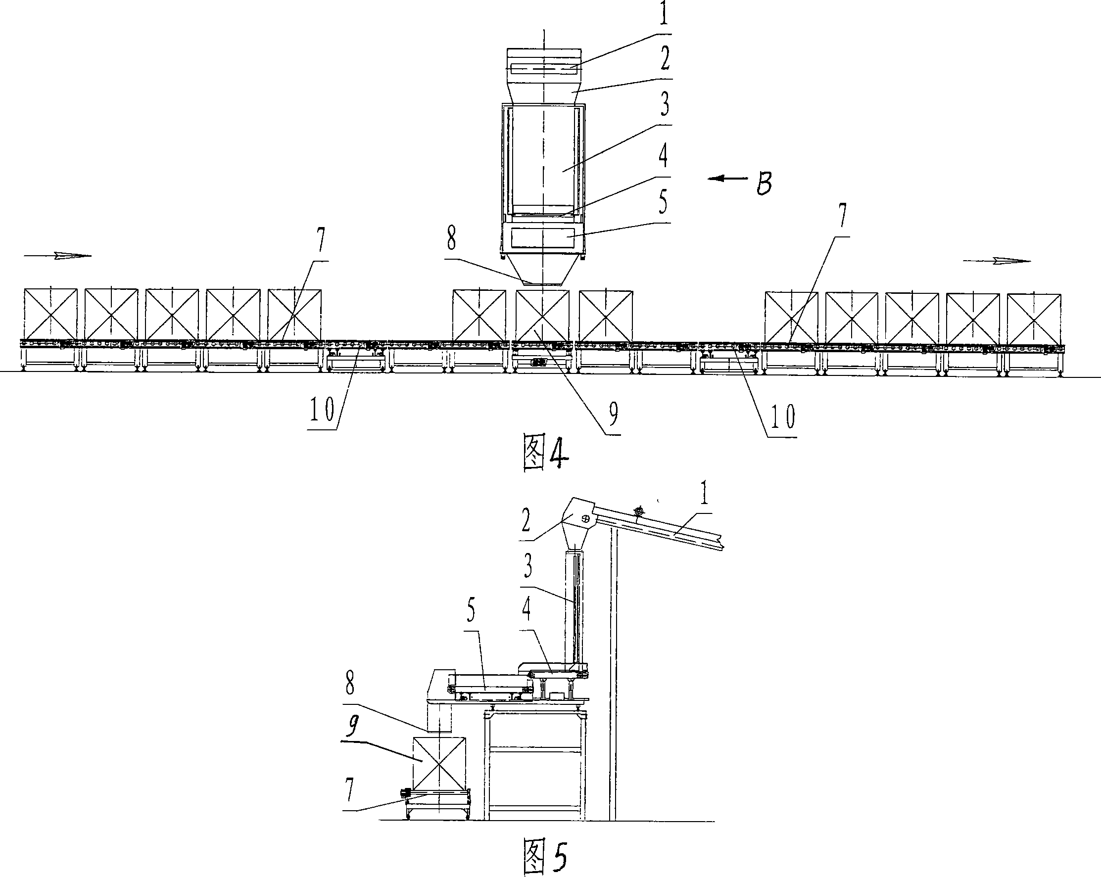 Tobacco shred, tablet cigarette non- inertia on-line real time tare removing quantificationally packing system