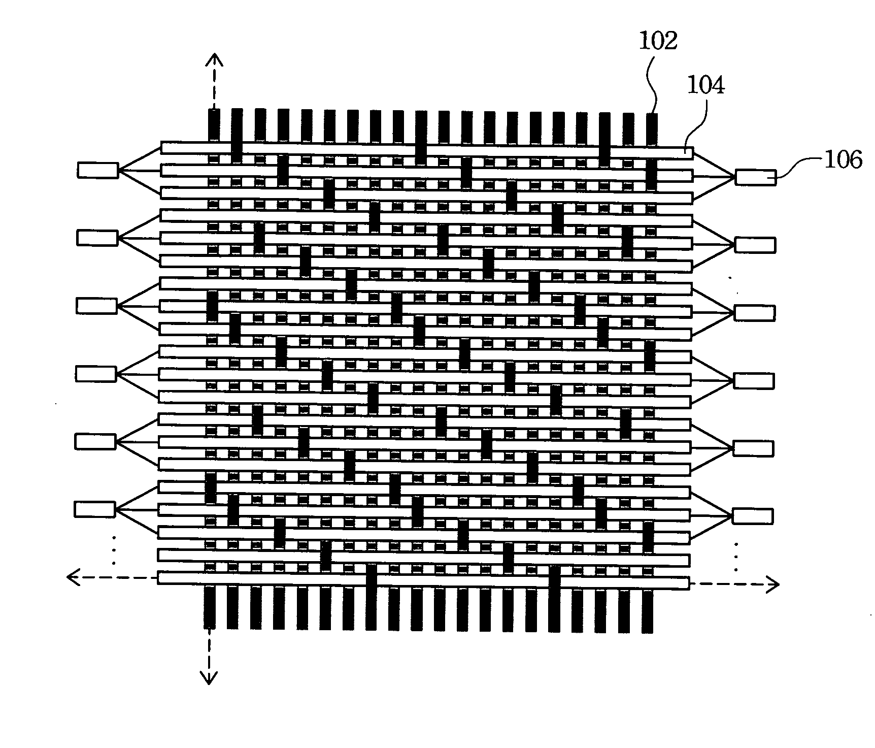 Illuminating textile device