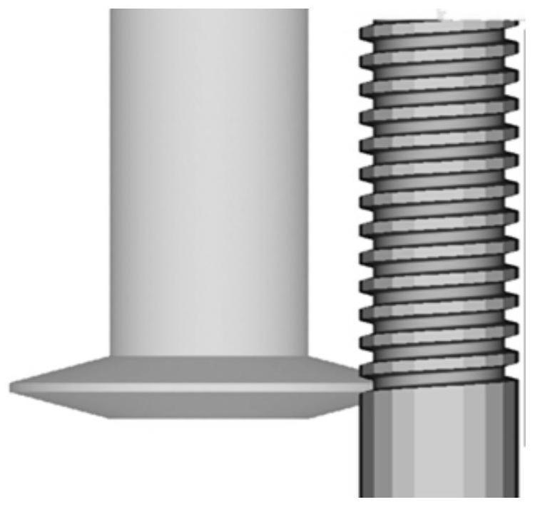 Machining method of C/SiC ceramic matrix composite novel trapezoidal thread