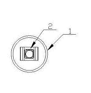 Aluminum shell for rapid plug-in type capacitor