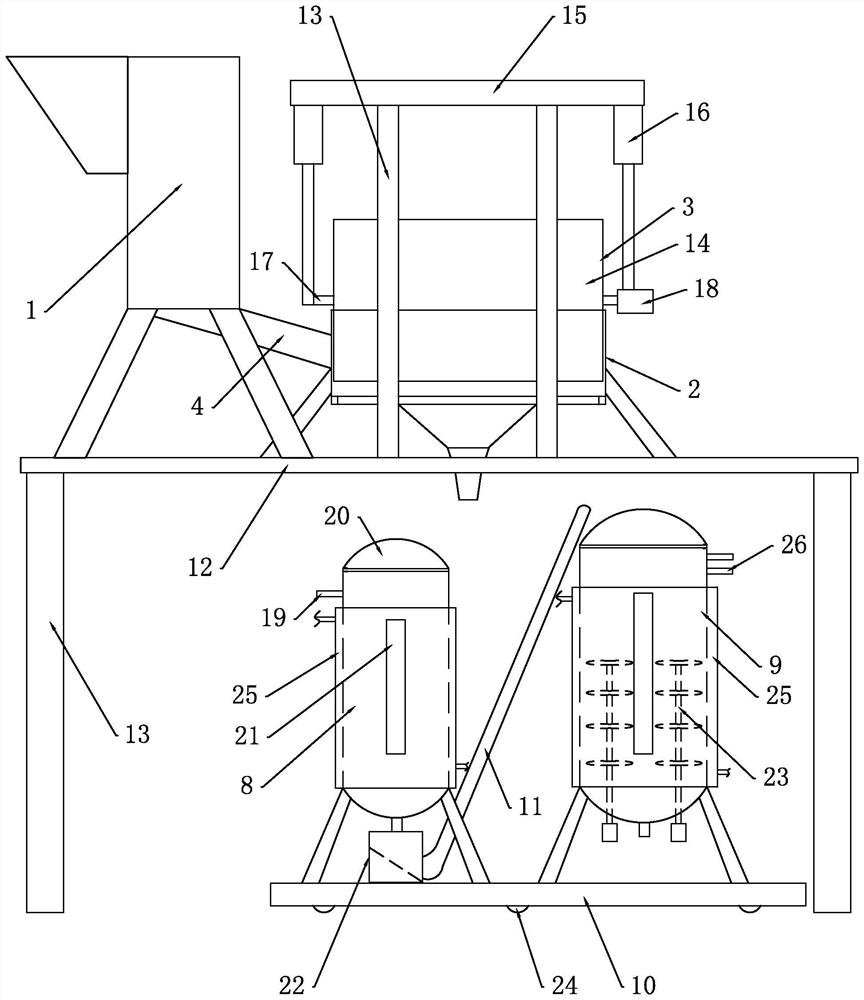 Bioactive protein feed and processing device thereof