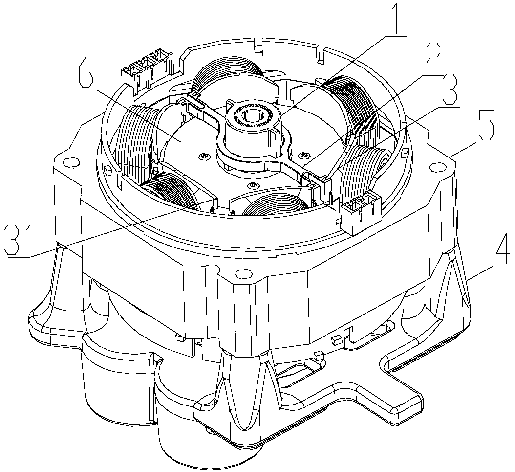 Oil pump system for crankshaft and compressor with same