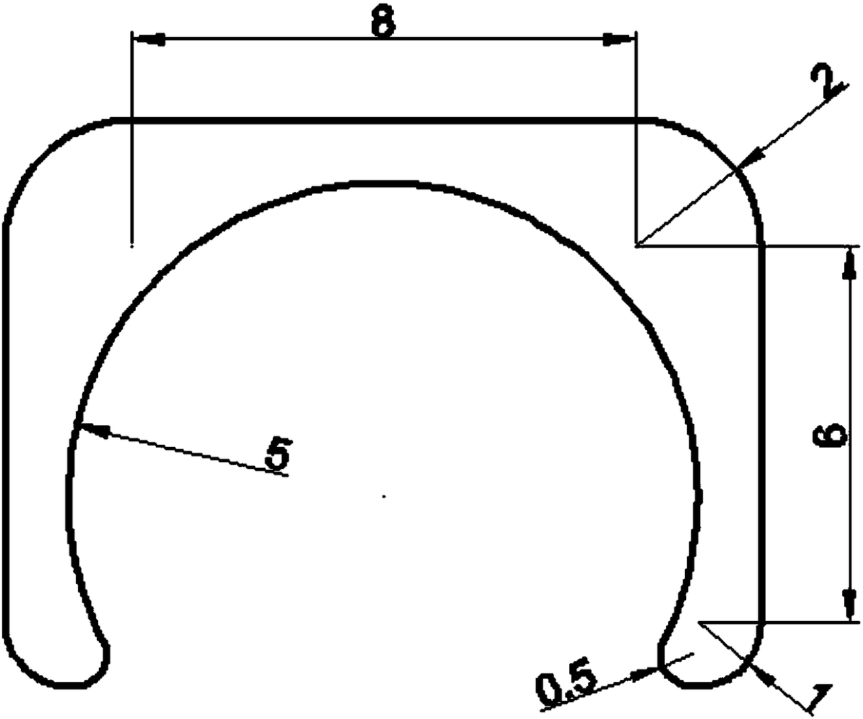 Numerical simulation method of flexible rolling and forming process of curved-surface part