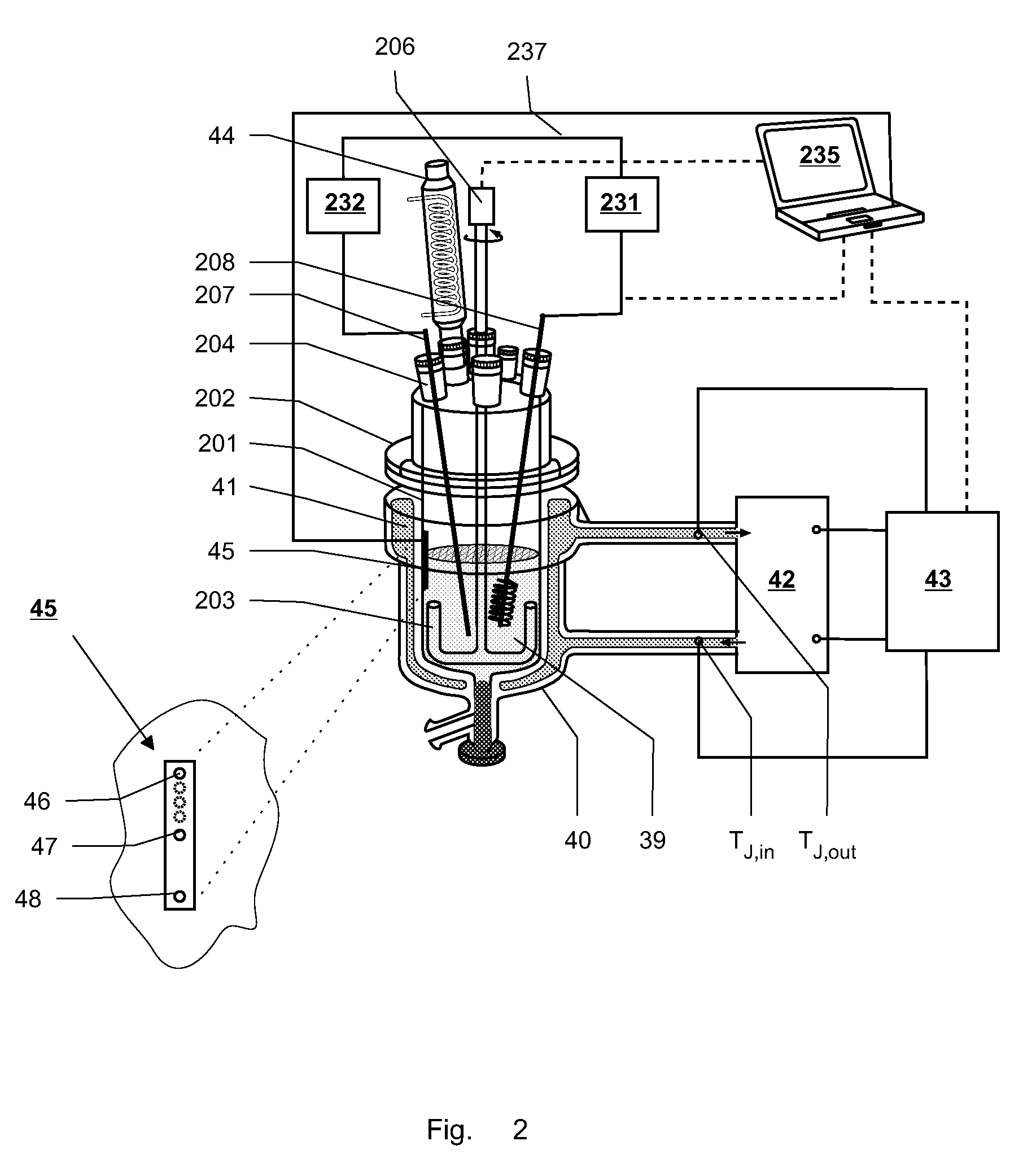 Method and device for determining specific heat capacity