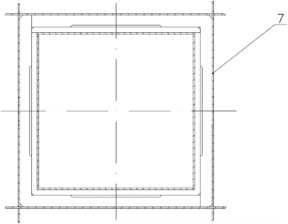 Spent fuel storage cell