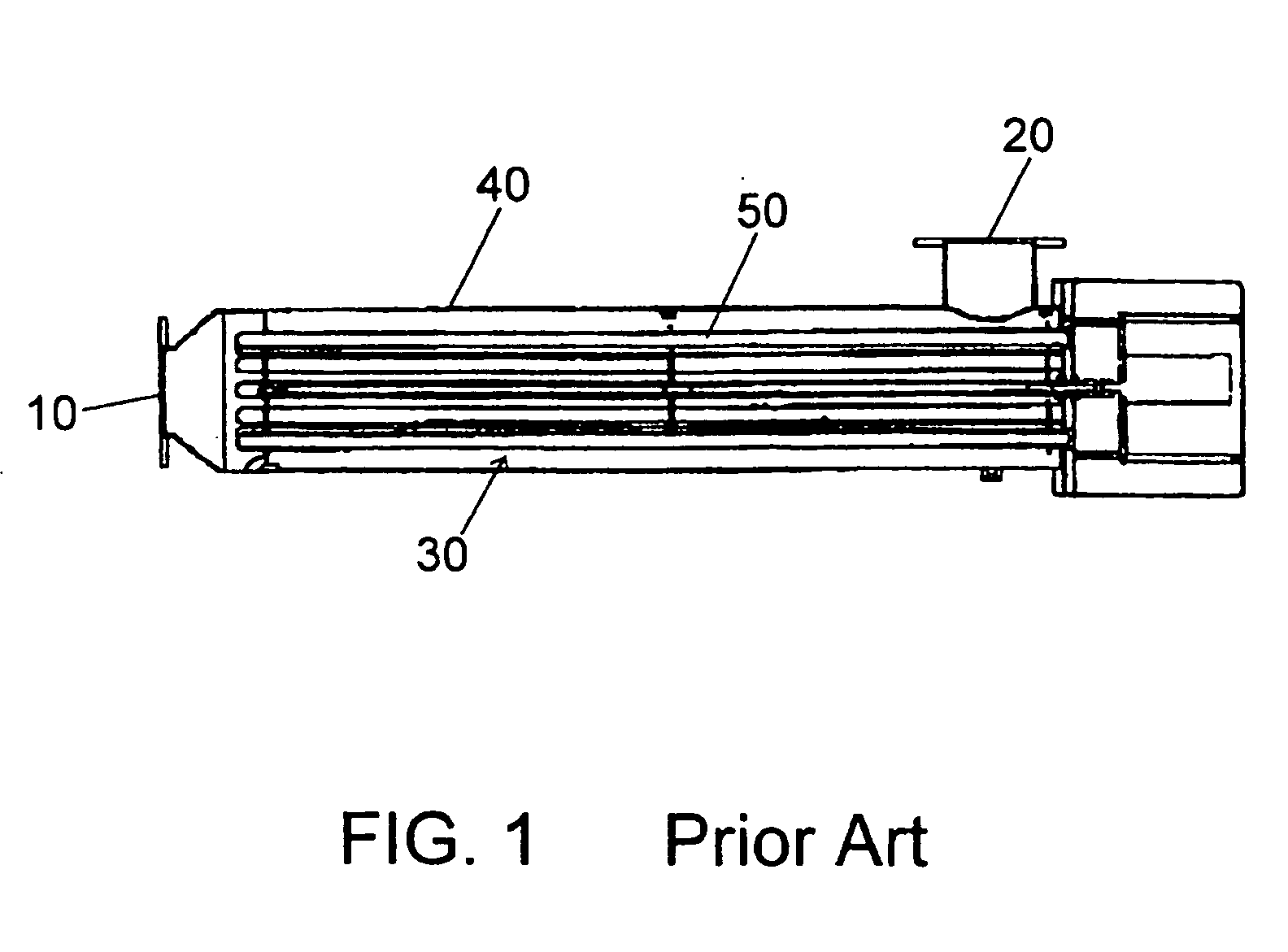 System for predicting reduction in concentration of a target material in a flow of fluid