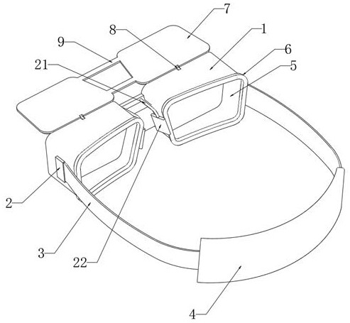 Far-infrared glasses for relieving eye fatigue and preventing myopia