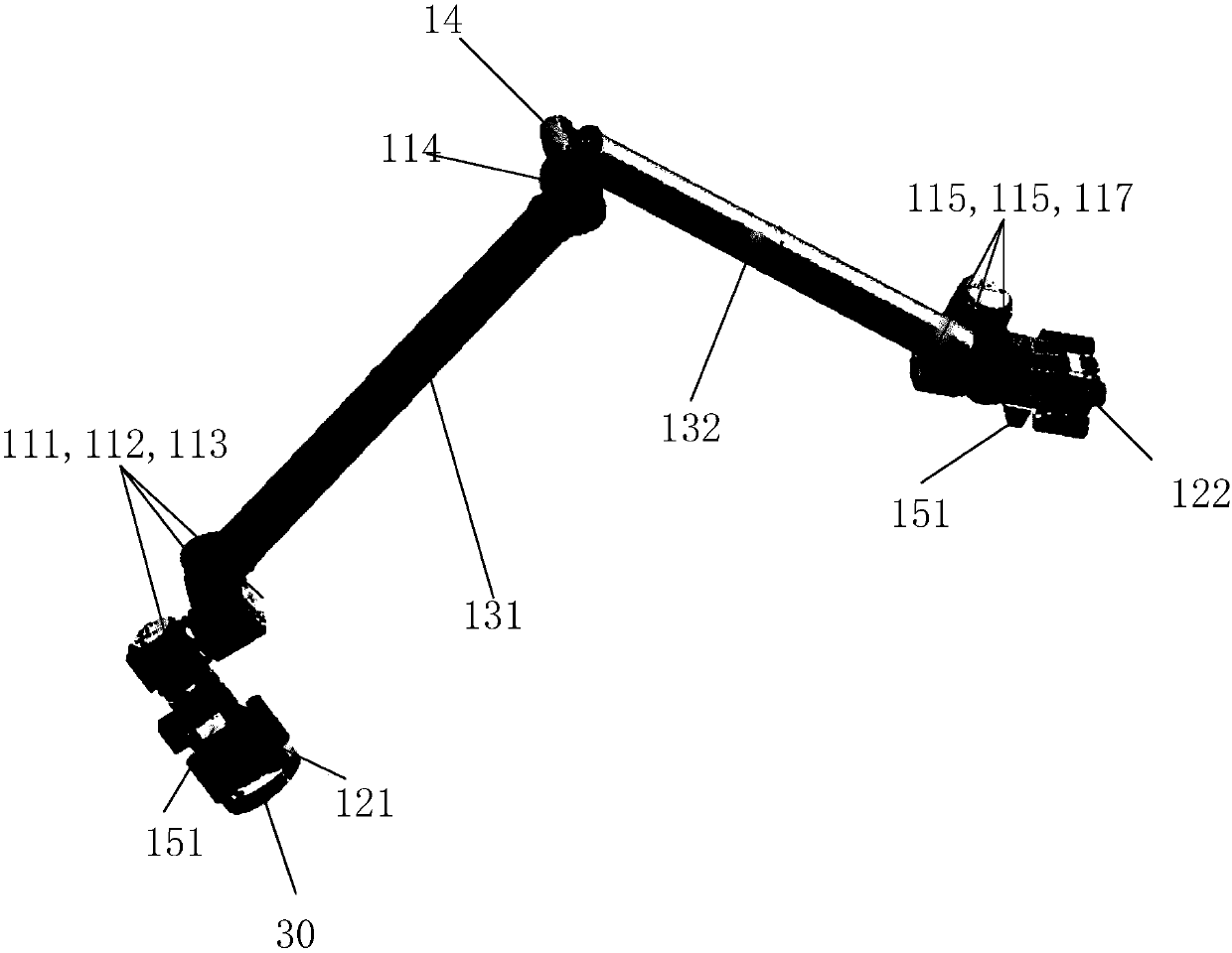 A space super-redundant drive manipulator and assembly method