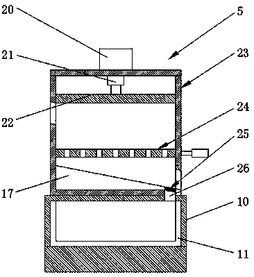 Environment-friendly mechanical solid-liquid waste separation device