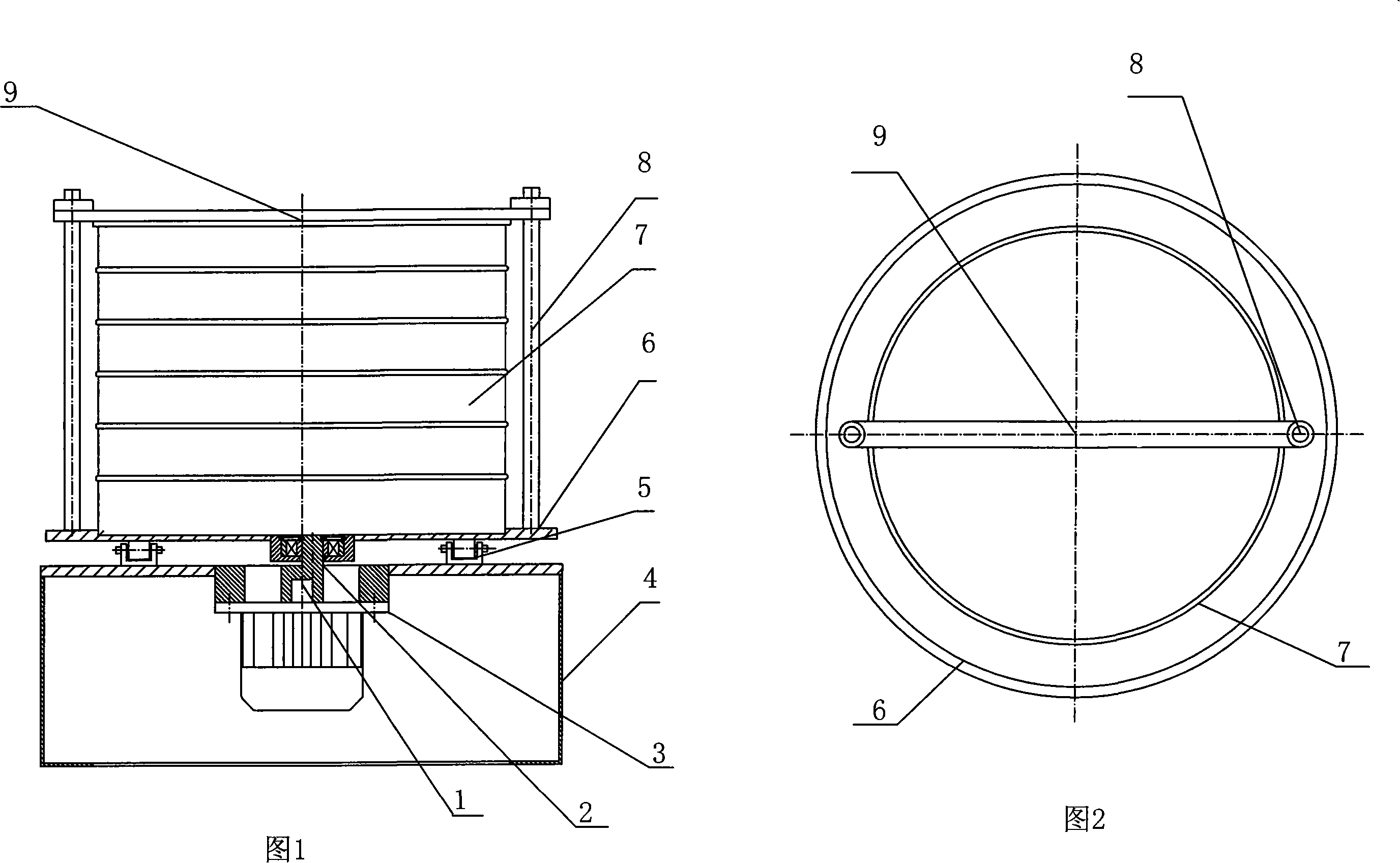 Cut tobacco structure measuring method and its vibrating screen