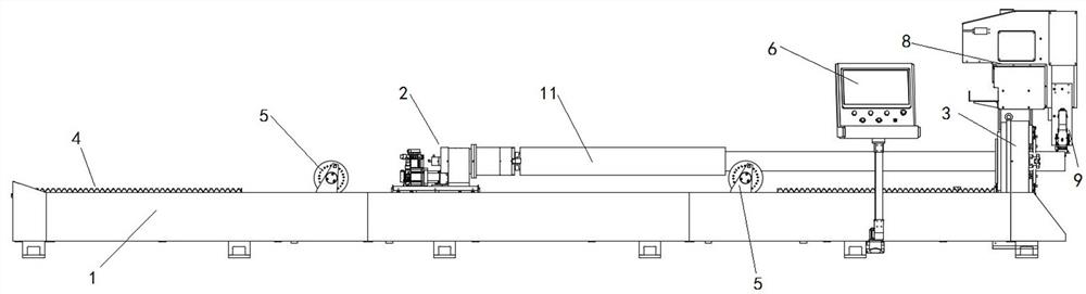 Pipe laser cutting machine