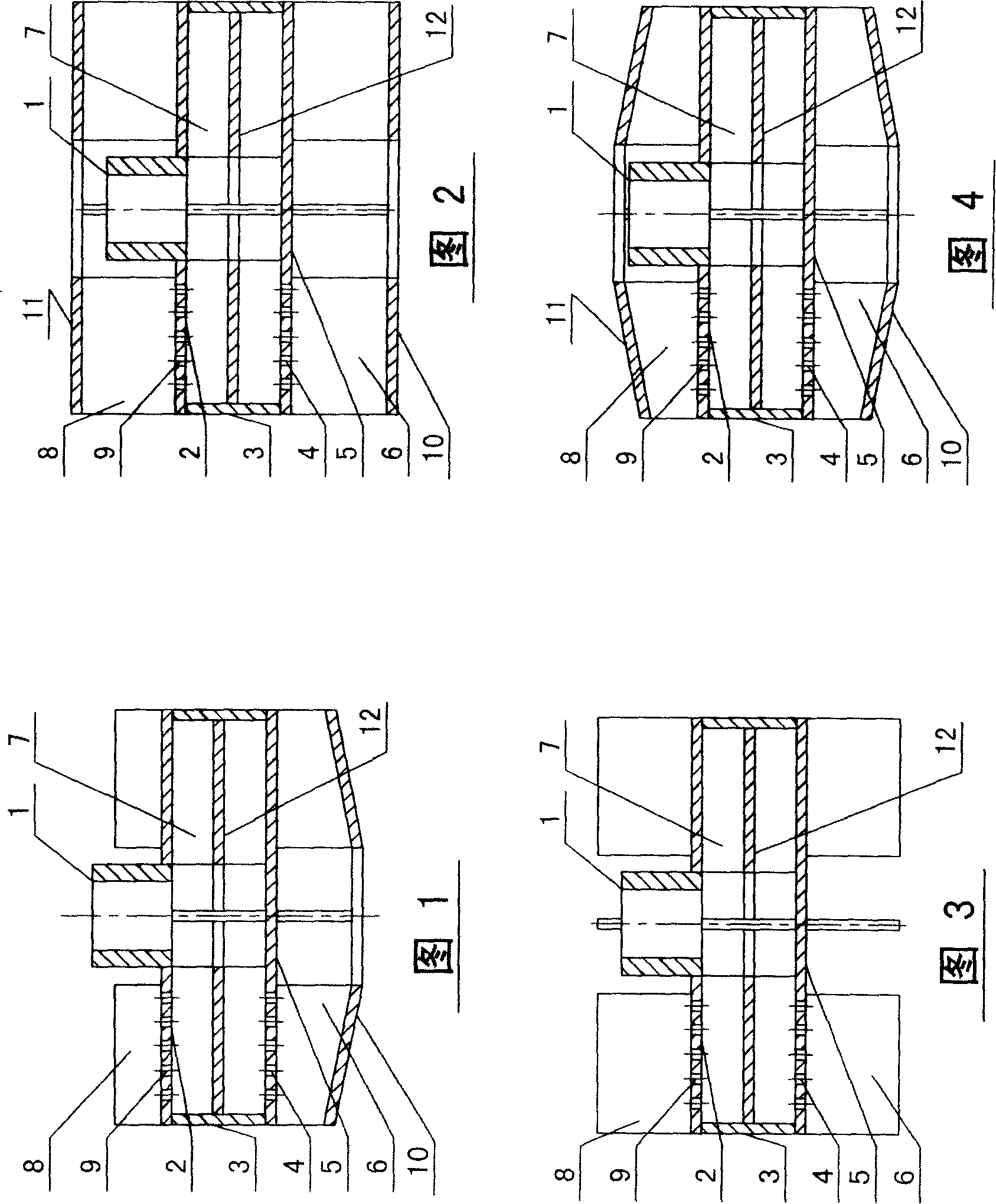 Self-suction gas-liquid mixing impeller