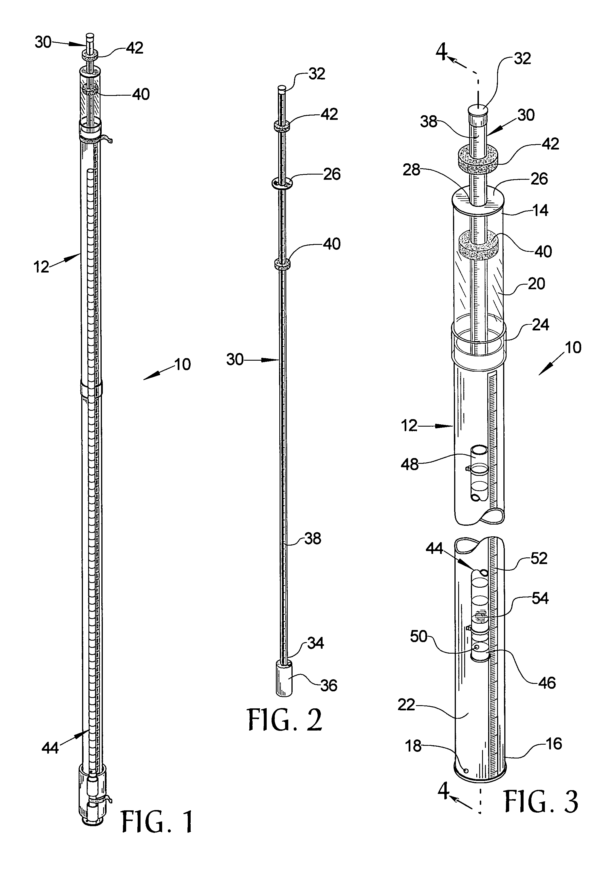 Fluid level measurement device