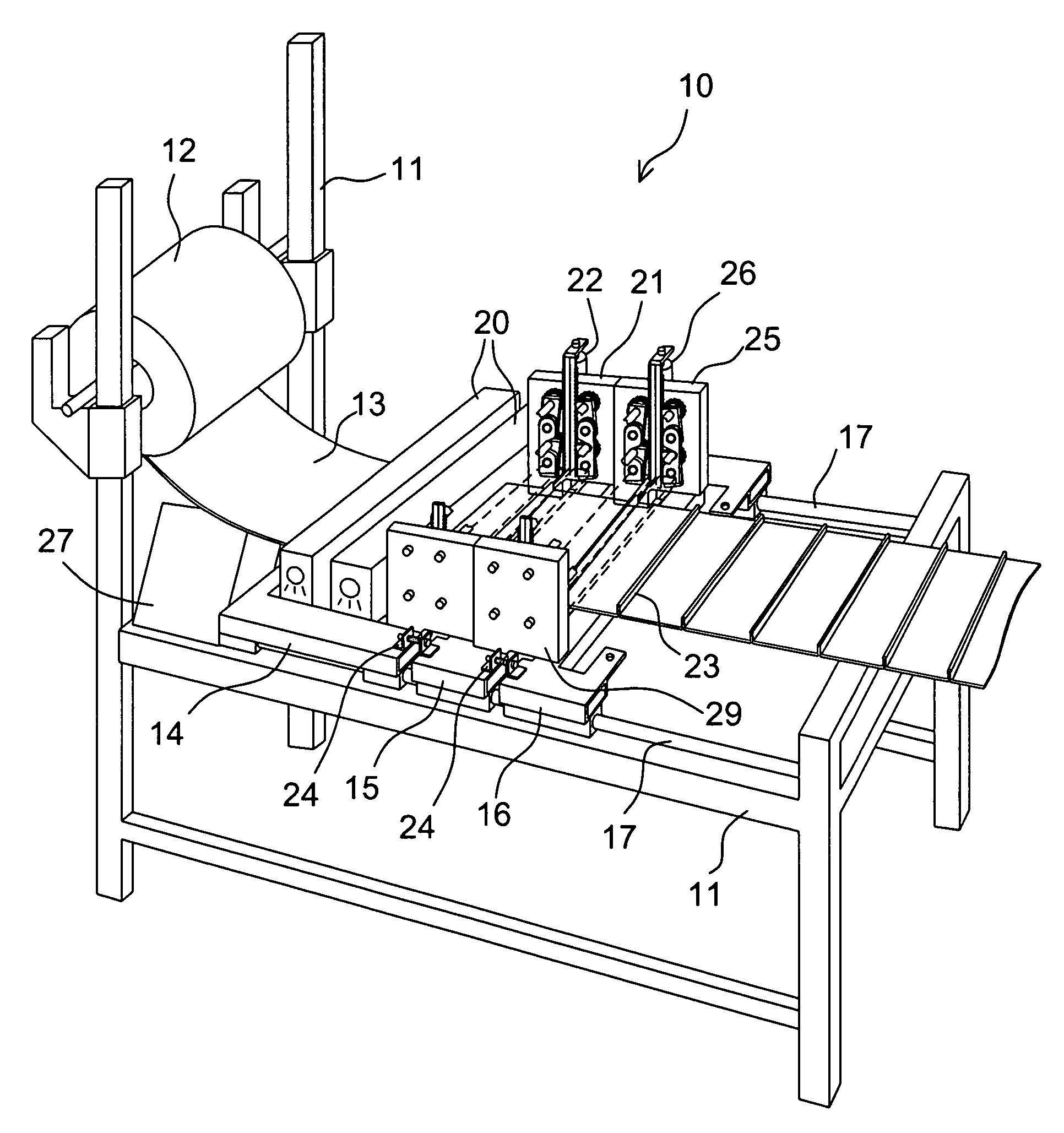 Rib forming apparatus and method