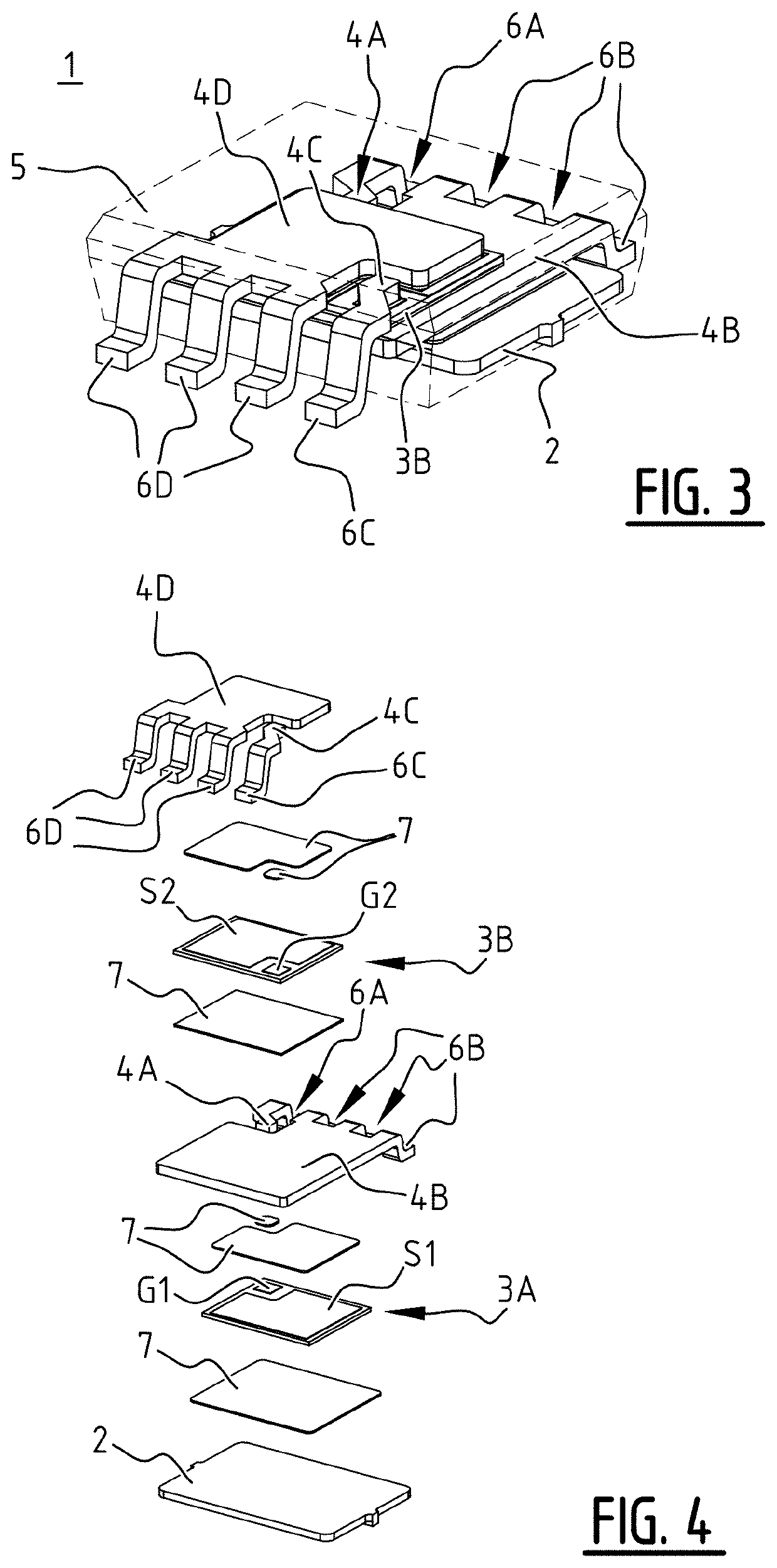 Packaged half-bridge circuit