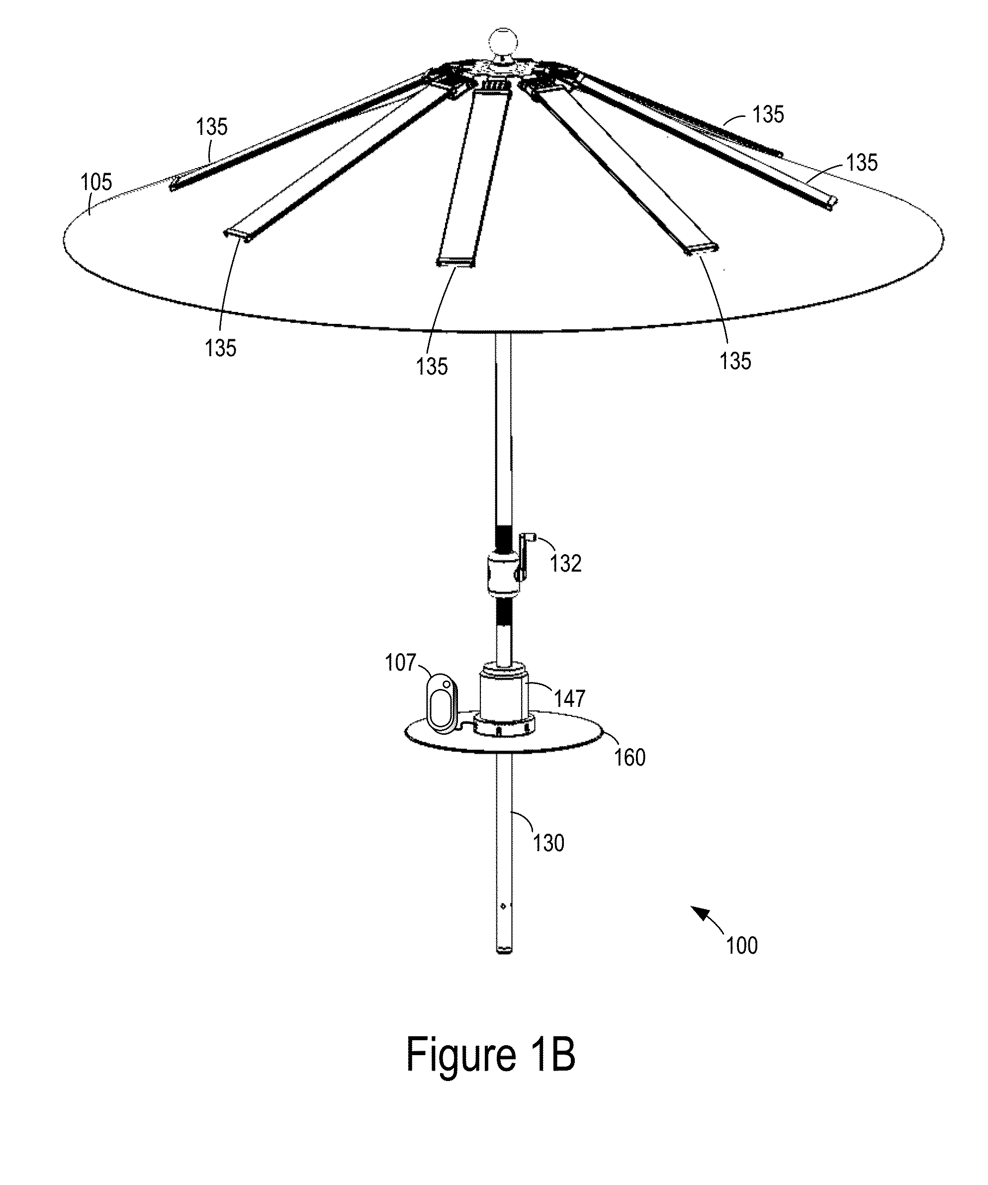 Sunshades with Solar Power Supplies for Charging Electronic Devices