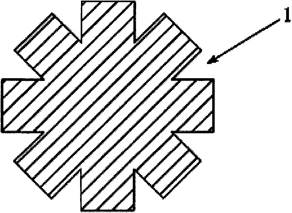 Different shrinkage two-component network composite filament