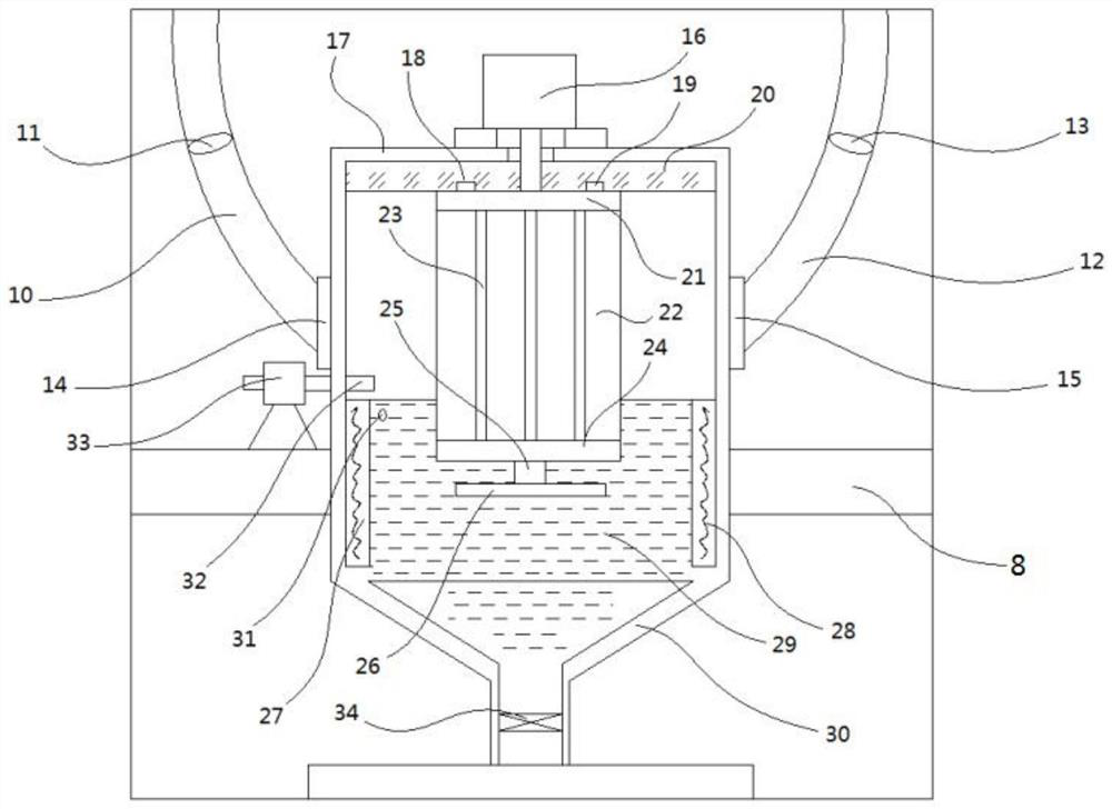 TBM tunnel multifunctional wet dust removal equipment