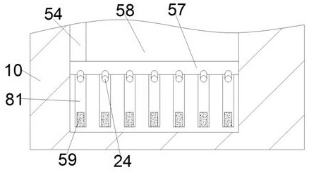 Device for erasing oxide layer of storage hard disk interface of big data server