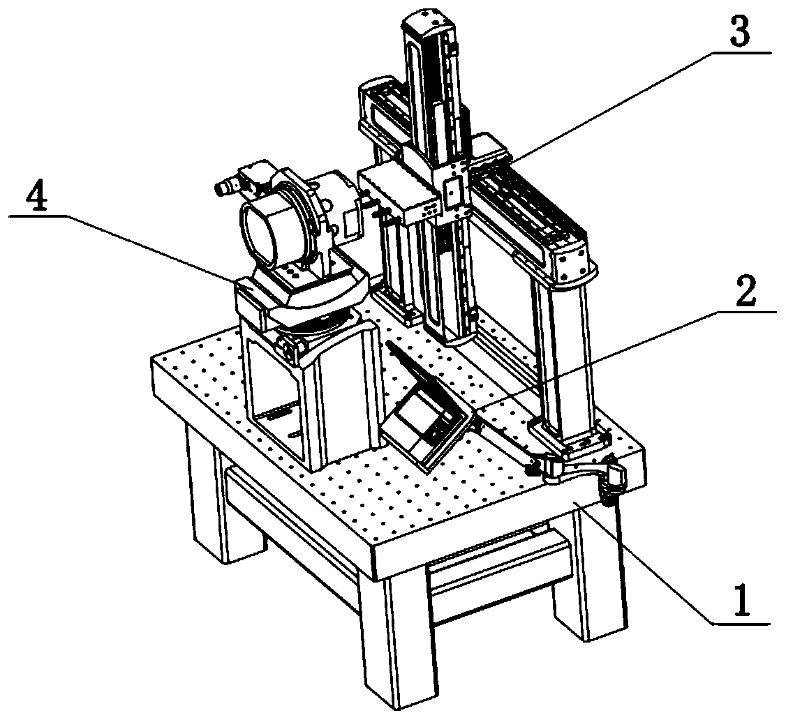 High-speed and high-precision desktop type small near-field tester