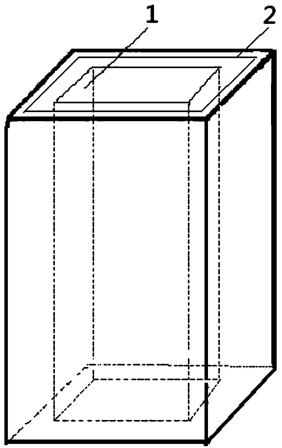 Manufacturing method for TRC inner wall grating type permanent formwork