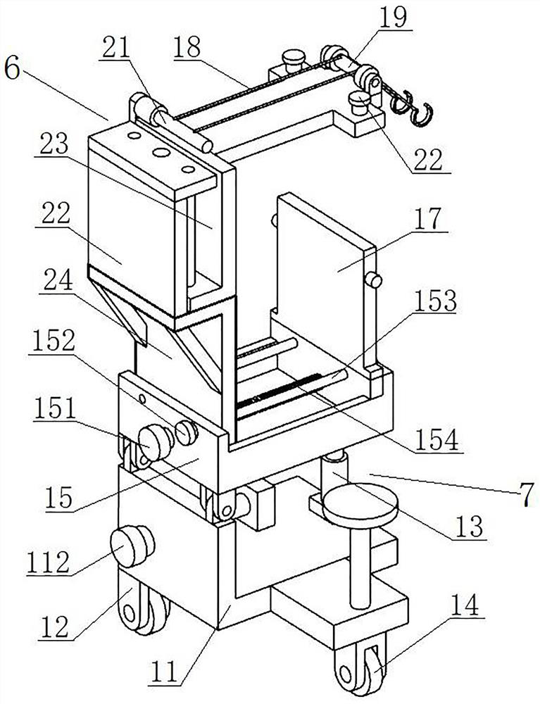 A multifunctional transfer device for internal threaded copper pipes