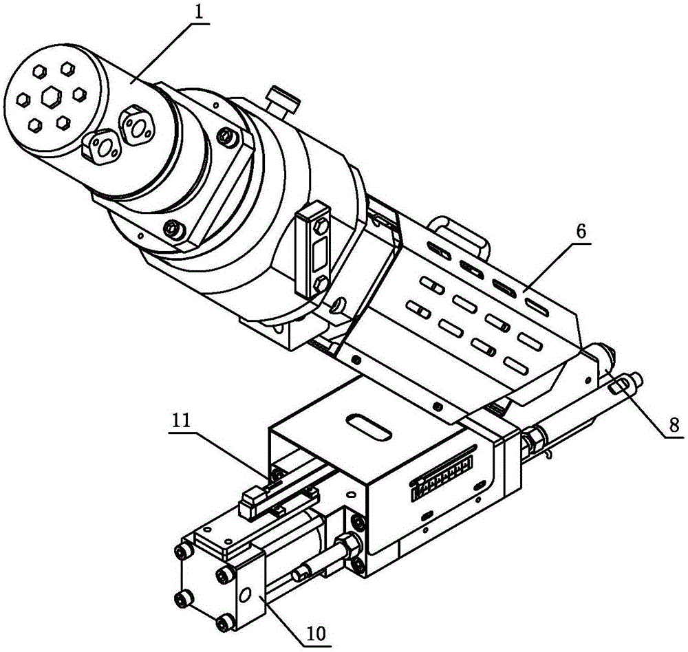 Auxiliary injection device of injection molding machine