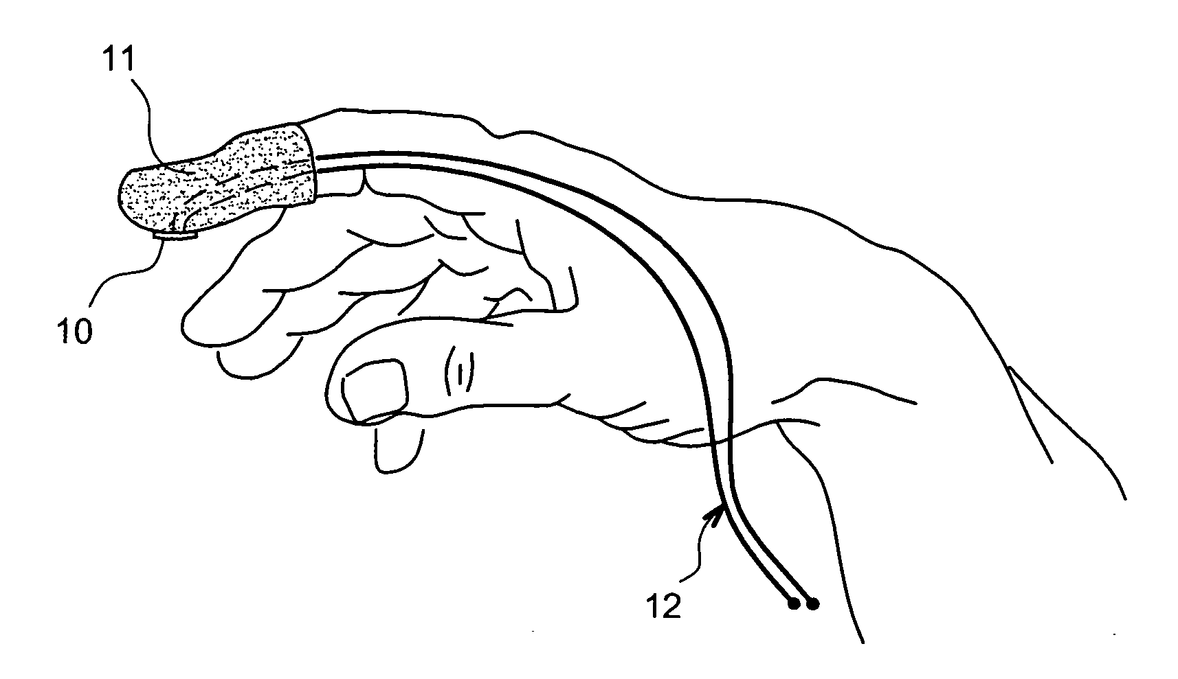 Micro blood pressure sensor and measuring instrument using same