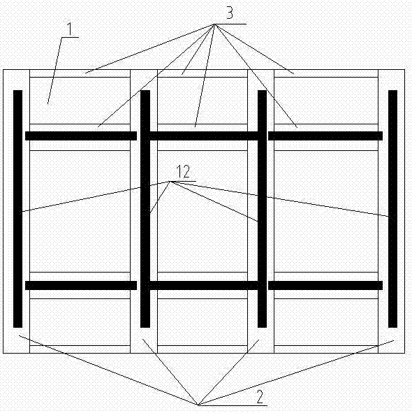 High-power laminated lithium battery aluminum casing structure and manufacturing method