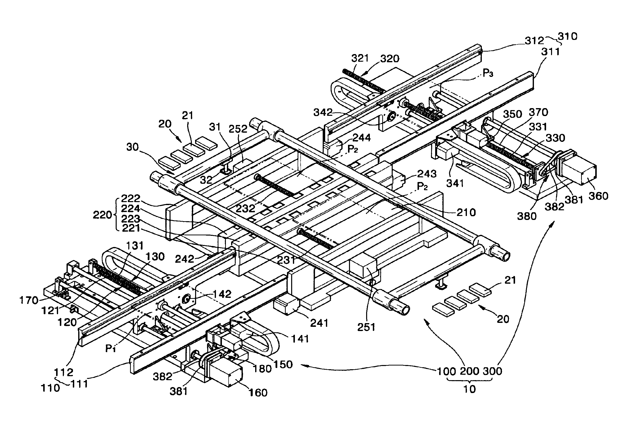 Surface mounter for mounting components