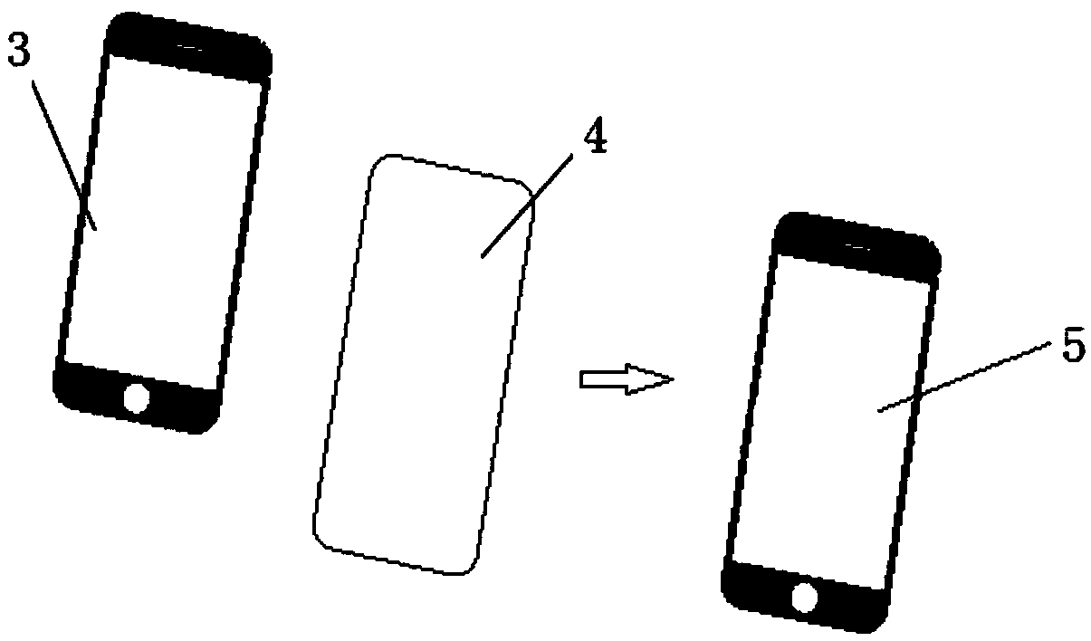 Mobile phone cover plate, manufacturing method thereof, and adopted device