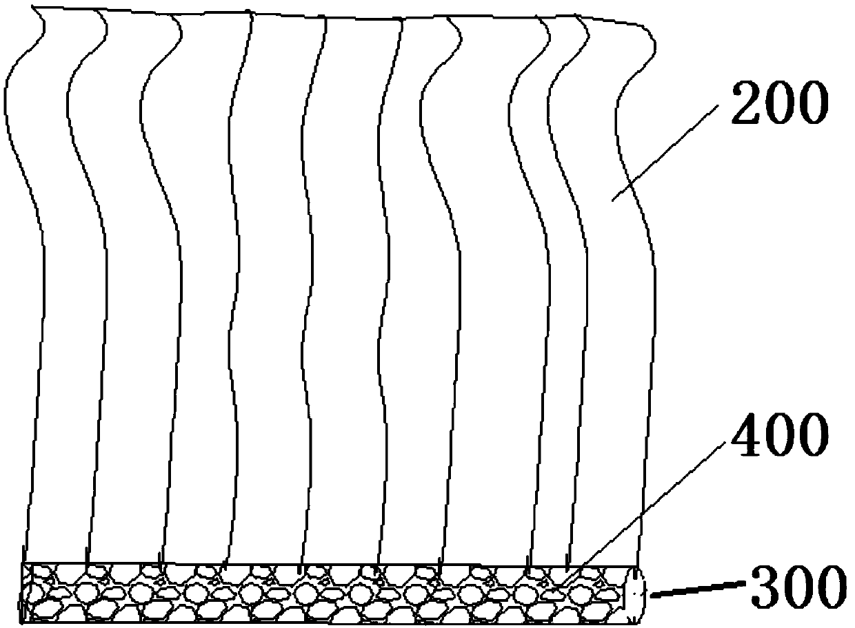 Multilayer material for sewage treatment