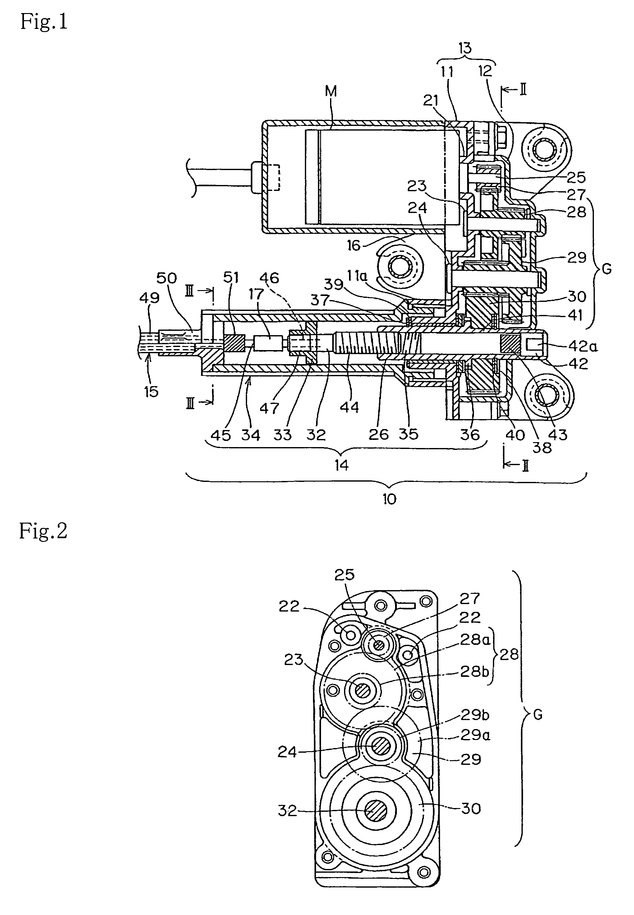 Electric cable drive device and electric brake device