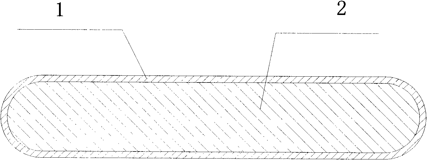 Rolling method for producing copper clad aluminum row