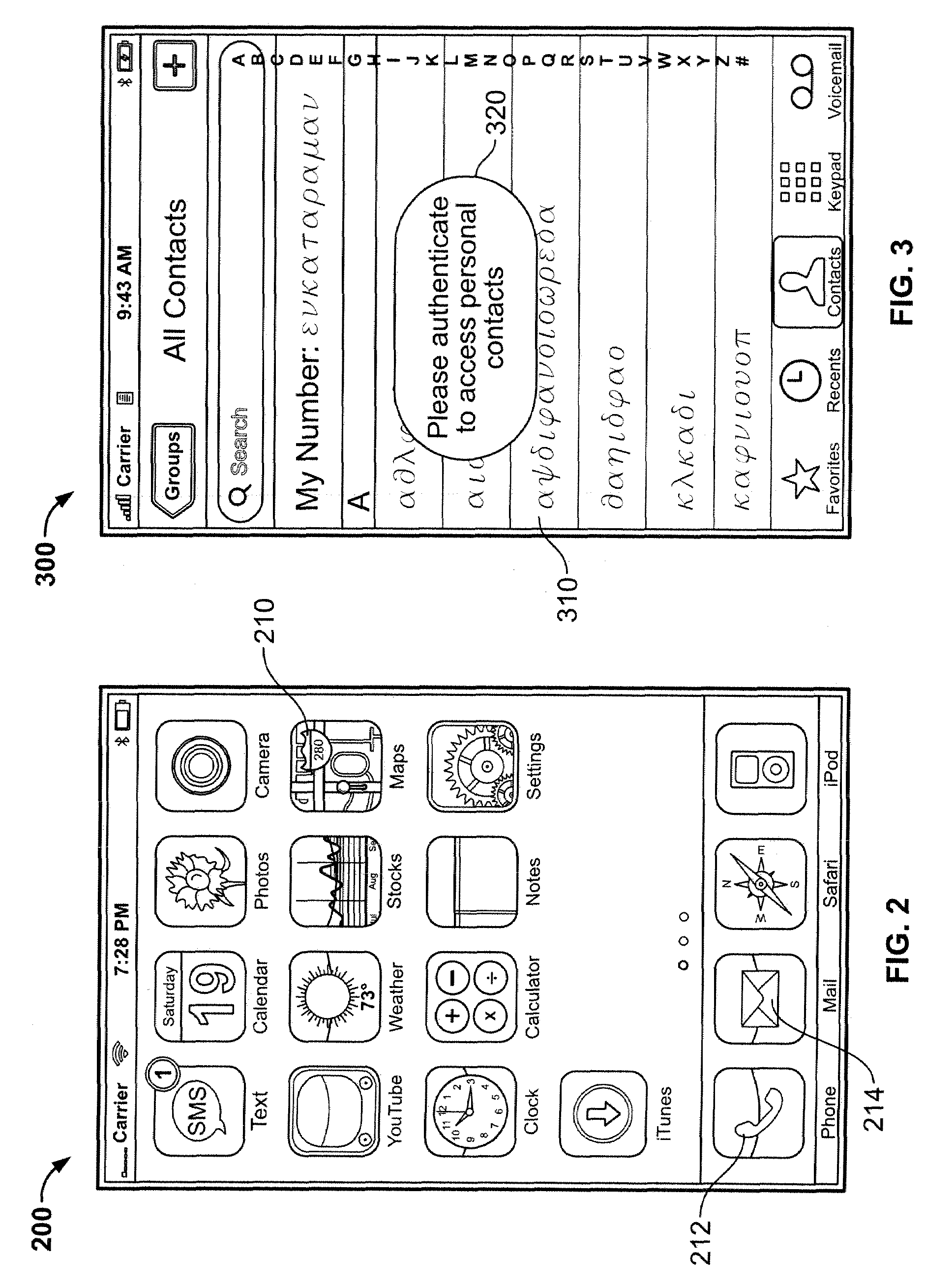 Embedded authentication systems in an electronic device