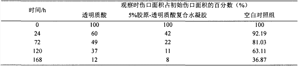 Preparation method of composite hydrogel dressing for repairing skin injury