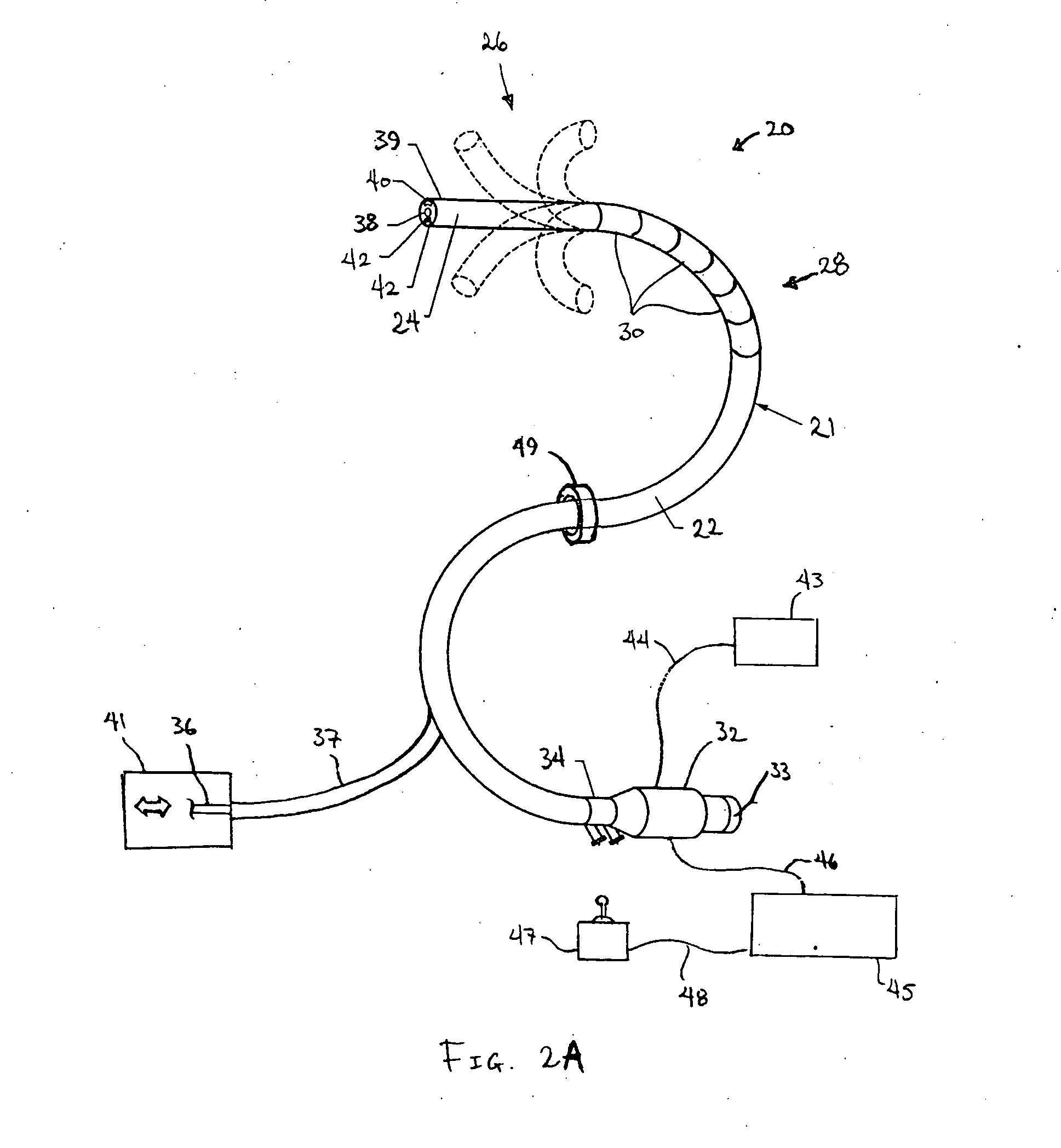 Method and apparatus for advancing an instrument along an arbitrary path