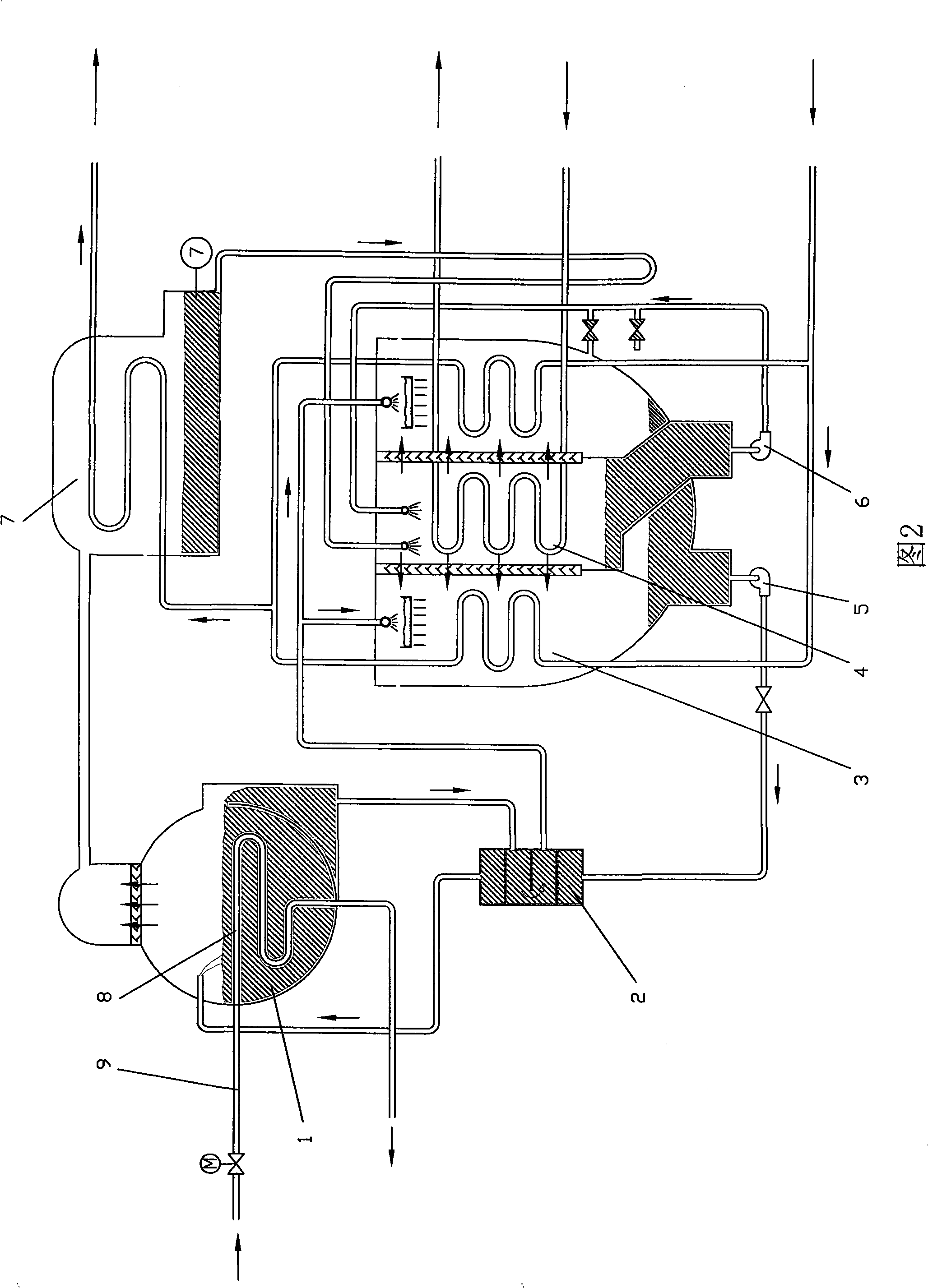 Steam type first-class lithium bromide absorption type heat pump units with dual-effect refrigeration function