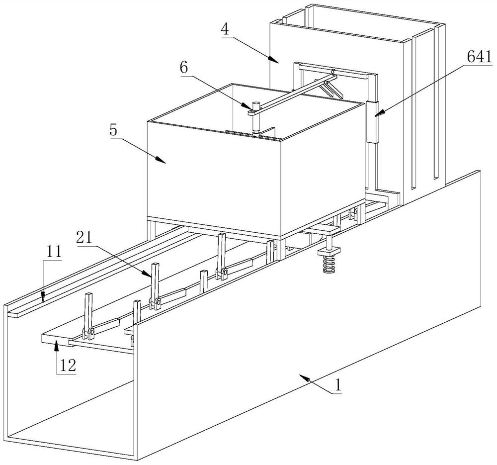 Automatic quantitative feeding device for wood processing and feeding method thereof