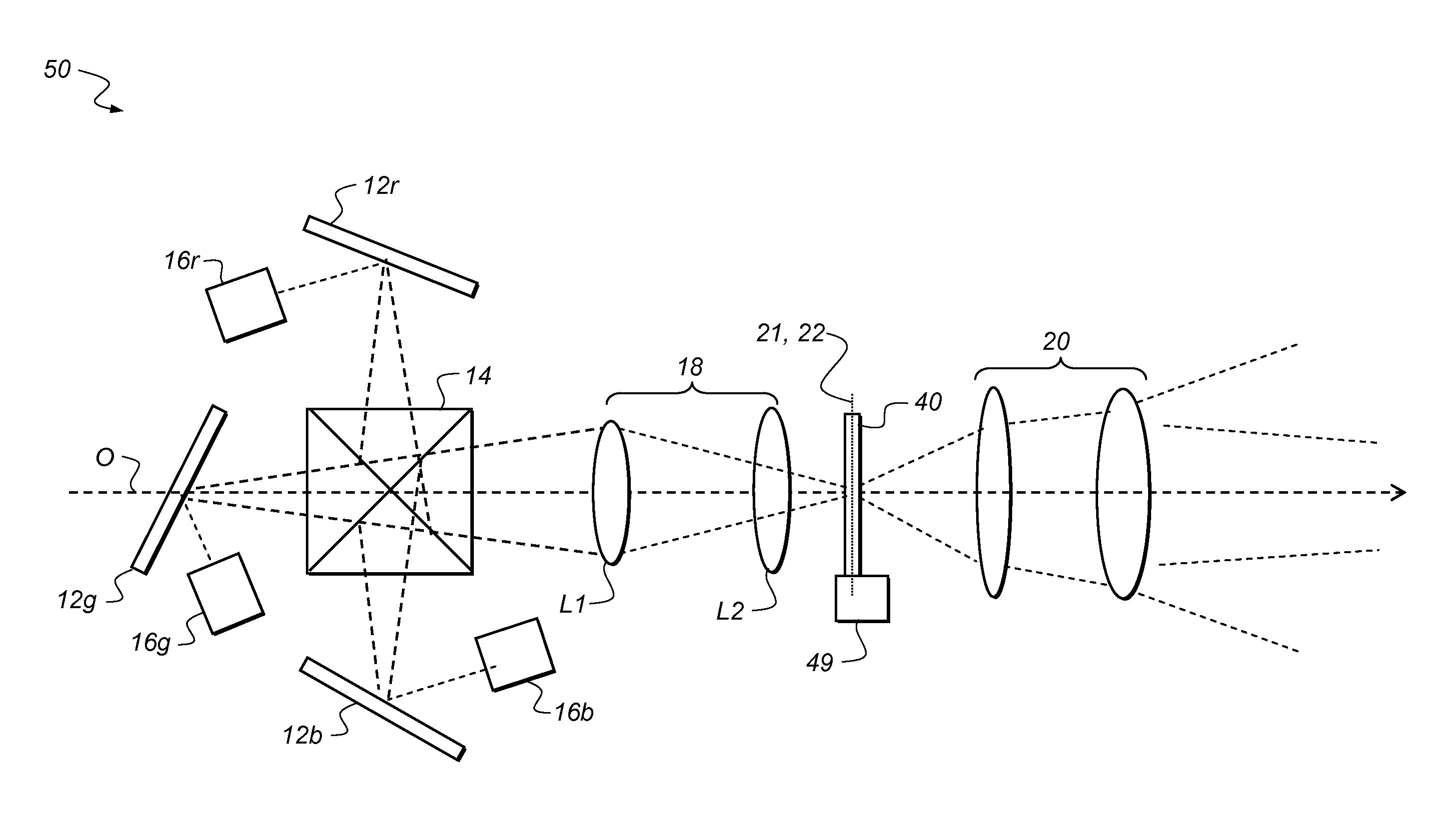 Out-of-plane motion of speckle reduction element