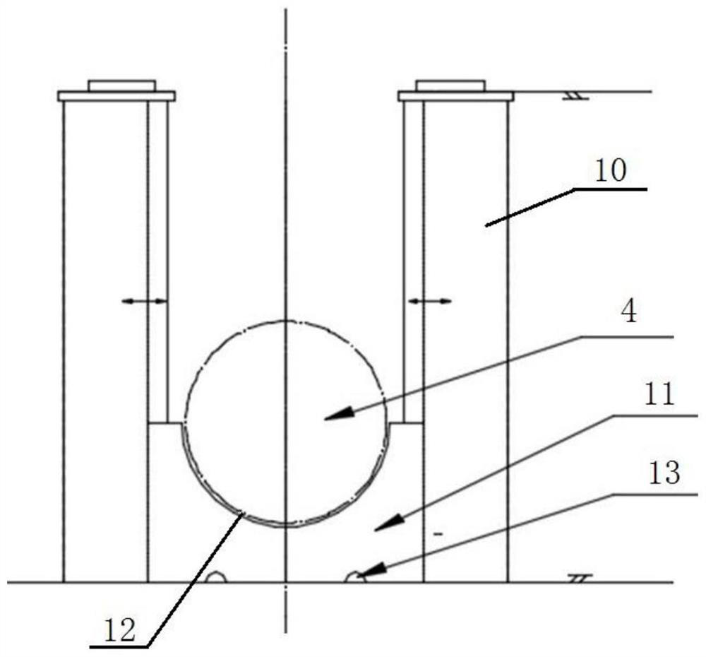 Stern tube stern shaft pulling-out method