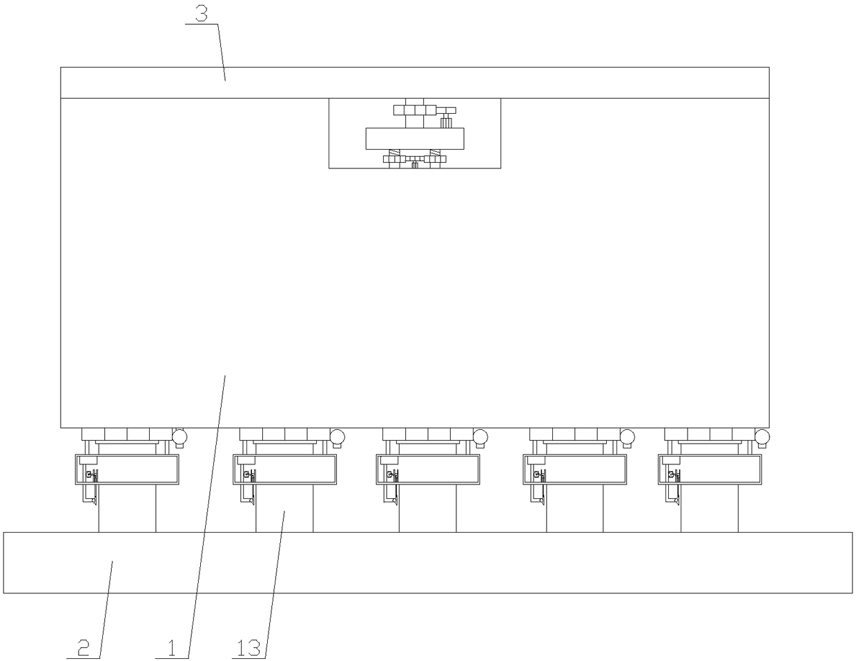 Intelligent communication machine room with snow removal and anti-snake functions